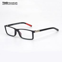Al por mayor-2017 marcos de anteojos de moda retro hombres TAG Hezekiah gafas deportivas de metal TH0512 marco de gafas nerd Marco de memoria mujeres