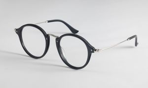 Venta al por mayor-2018 diseñador de la marca Gafas redondas Hombres Mujeres marco fresco tablón Gafas vintage Fecs Anteojos Lente transparente círculo retro espectáculo