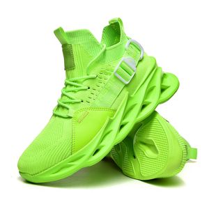 Vente en gros 2021 Chaussures de course de sport de haute qualité pour hommes femmes triple vert tout orange baskets d'extérieur respirantes confortables grande taille 39-46 Y-9016