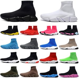 2022 Designer chaussettes vitesse 1.0 Chaussures de sport Plate-forme mens runner noir blanc chaussette chaussure maître femmes Baskets Vitesses classiques entraîneur Sport Baskets de luxe