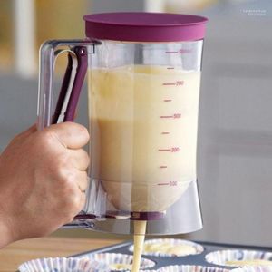 Groothandel- 2022 DIY TROBLEIDING 900 ml Cupcake Pancake Batter Dispenser Dispenser Muffin Helper Mix Pastry Jug Baking1