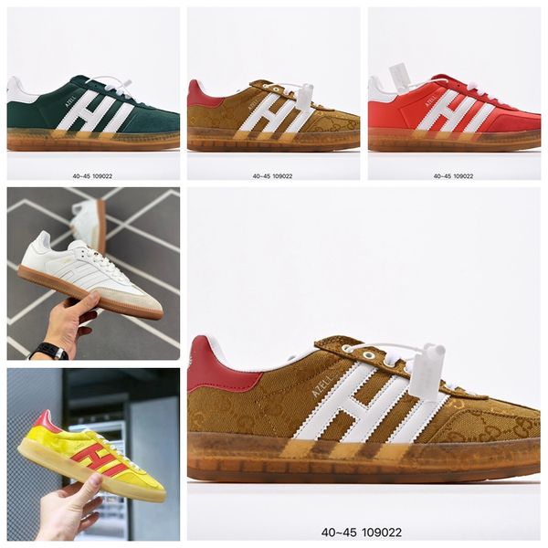 Großhandel 2022 Hohe GAZELL Sandalen OG Laufschuhe Männer Frauen Weiß Schwarz Rot Rosa Mode Flache Schuhe Superstar Sneakers Größe 5-11