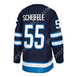 Vente en gros 2023 New Ed Ice Hockey Winnipeg 37 Connor Hellebuyck 55 Mark Scheifele Prêt Stock Disponible Jersey