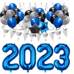 Venta al por mayor 2023 Año Nuevo Globos Set Red Christmas Air Globos Navidad Baby Shower Cumpleaños para niños Graduaciones Decoraciones para fiestas Juguetes para niños Regalos AC