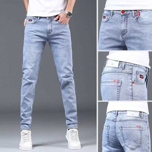 Vente en gros - 2023 Printemps Eté Slim Fit Jeans pour hommes, plus la taille des pantalons pour hommes Casual Business Denim Meilleur en vente au prix Of3kc6