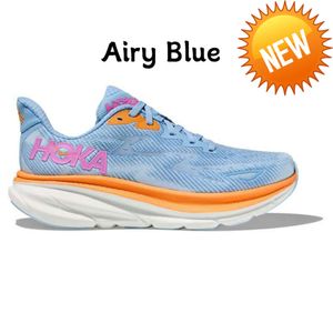 Groothandel 2024 Gratis verzending Hoka One Running Shoes Clifton 9 8 X2 Cloud Blue Summer Song Cyclamen Men Men Women Outdoor Sports Trainers Sneakers 36-45