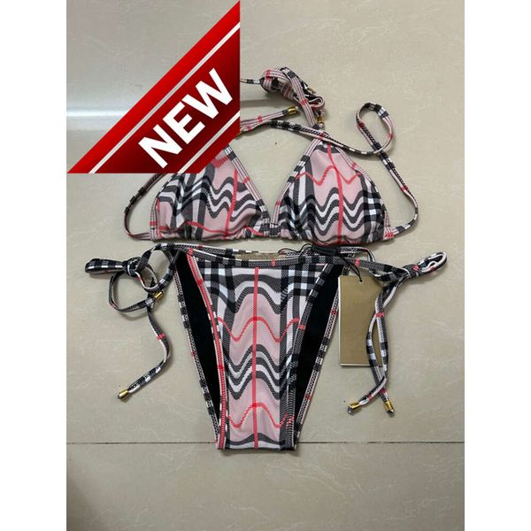 Al por mayor 2024 Nuevo diseñador de moda sexy bikini conjuntos de trajes de baño baratos mujeres vintage tanga micro encubrimiento up para mujeres conjuntos de bikini trajes de baño impresos