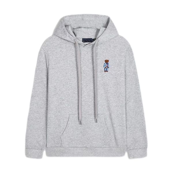 Vente en gros 2028 Sweats à capuche pour hommes Hiver Nouveaux Polos Haut de gamme Casual Mode Hommes Ours Broderie À Capuche Fermeture À Glissière Ensemble 100% Coton Unisexe S-2XL