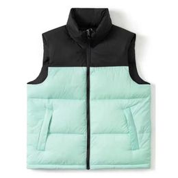 Groothandel 2038 Mode mannen Vesten katoenen vest ontwerpen Mens en dames zonder mouwloze jas puffer herfst winter casual jassen koppels vesten houden warme jas