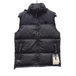 Groothandel 2042 Mode mannen Vesten katoenen vest ontwerpen Mens en dames zonder mouwloze jas puffer herfst winter casual jassen koppels vesten houden warme jas