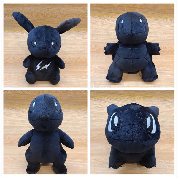 Al por mayor 20 cm de patos negros tortugas de fuego dragones de fuego japonés anime mew peluche figura muñecas regalos para niños