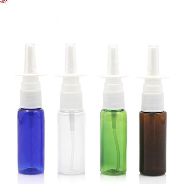 Bouteille de pulvérisation médicale vide de 20ml, avec vaporisateur Nasal droit, bouteilles de liquide de médecine en plastique, bonne quantité, vente en gros, LX9389