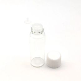 wholesale 20pcs 5 ml mini bouteille en verre d'huile essentielle claire avec réducteur d'orifice bouchon siamois flacons d'échantillon de parfum test de parfum vide LL