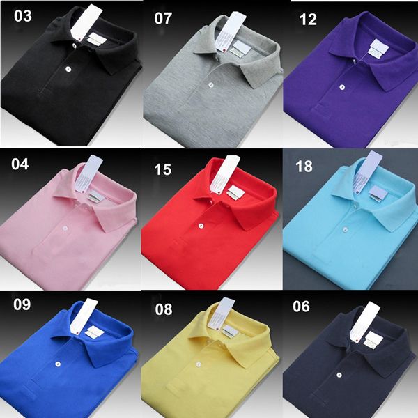 En gros 21 Couleurs Mode Hommes Designer Professionnel Lacoste Polo Shirt Broderie Polos T Shirts Tendance Chemise Poloshirt Homme High Street Tops G69