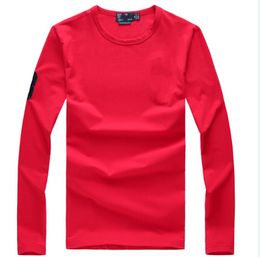 Paquete al por mayor por correo 2186 piezas de nuevas camisas polos en otoño e invierno Europa y América suéteres casuales de algodón de manga larga para hombres suéteres de moda grandes s-2XL