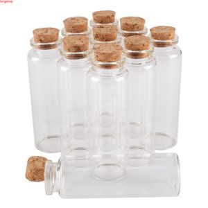 wholesale 24 pièces 45 ml 30 * 90 mm bouteilles en verre avec bouchon en liège bocaux à épices flacons pour cadeaux de mariage