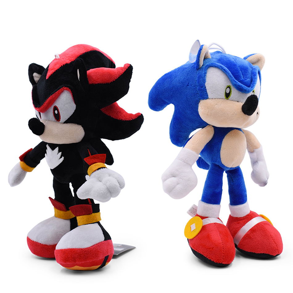 Toptan 25-30cm yüksek kaliteli Sonic Mouse peluş oyuncak çizgi film görüntüsü süper yumuşak kısa peluş PP pamuk dolgu narin tatil hediyesi iç dekorasyon hissi