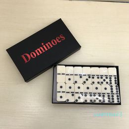 Groothandel-28 stks Domino's Set Games Grappige Tafel Game Mini Draagbare Vouwen Travel Speelgoed Voor Kinderen Entertainment Educatief Speelgoed Geschenken