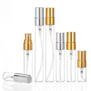 En gros 2 ml 3 ml 5 ml 10 ml avec atomiseur petite bouteille de parfum vide en verre Mini bouteilles de pulvérisation