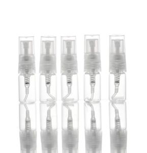 Vente en gros 2ML atomiseur rechargeable 2CC Mini échantillon de parfum d'huile essentielle vide pompe vaporisateur bouteille en verre sortie d'usine