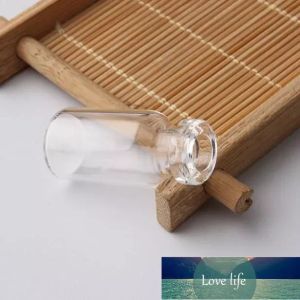 wholesale Flacons de 2 ml Bouteilles en verre transparent avec bouchons Mini bouteille en verre Bouchon en bois Pots d'échantillon vides Petite hauteur xDia Bouteilles de souhaits artisanales mignonnes