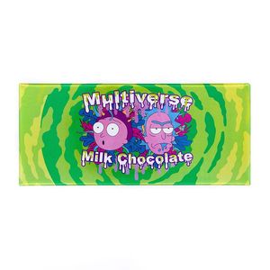 Multiverse 4 gram champignon-chocoladeverpakking met compatibele chocoladevorm