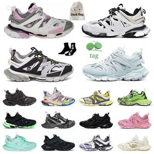 wholesale 3 Track Led Sneakers 3.0 2.0 chaussure mode top piste chaussures LED pistes 3xl Paris triple s Italie marque plate-forme formateur complet blanc Glow hommes femmes chaussures