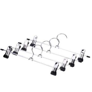 Groothandel 300 stks / partij hanger rack clip broek rok volwassen kind kleding telescopisch instelbaar