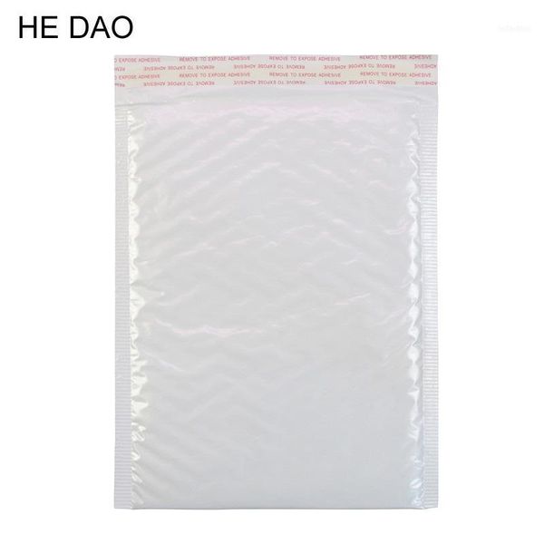 Vente en gros - 300 Pcs / Pack, 180 * 230mm Blanc Perle Film Enveloppe À Bulles Sacs De Courrier Emballage Étanche Sacs D'expédition1