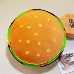Groothandel 30cm 40cm 50cm creatieve hamburger vorm sierkussen knuffel dutje kussen decoratie vakantie cadeau