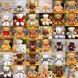 Groothandel 30cm Love Sweater Teddy Bear Plush Toy Gift Children Play Partner
