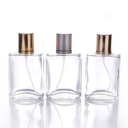 wholesale Bouteille de parfum en verre de 30 ml Bouteille de parfum en verre transparent de 30 ml Bouteille d'emballage de parfum rechargeable Lsraa