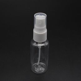 Groothandel 30 ml Pet Plastic Spray Sanitizer Flessen Hervulbare Lege Mist Spray Fles voor het schoonmaken van alcohol in aandelen