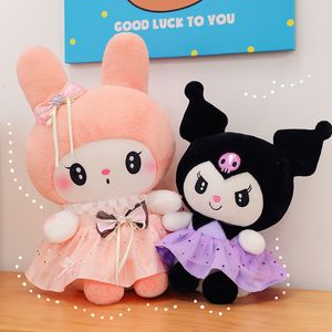 En gros de 35 cm mignon dessin animé en peluche lapin décoration jeu cadeau de jeu