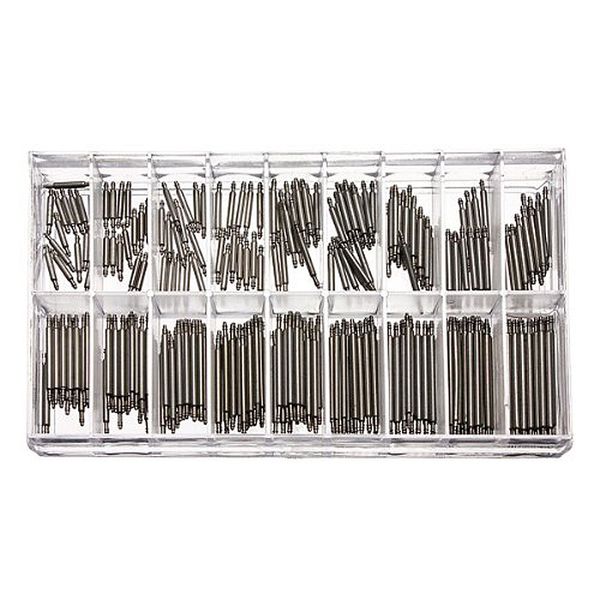 Gros-360pcs 8-25mm Bande de Montre Barres à Ressort Bracelet Goupilles de Lien Réparation Horloger Goupilles de Lien Supprimer Toolsworldwise Top Qualité