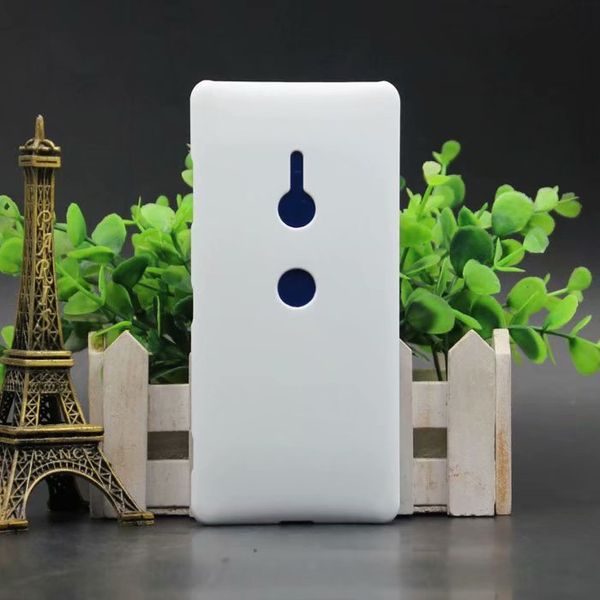 Venta al por mayor Sublimación 3D en blanco Brillante Matte DIY Case para Sony XZ3 cubierta del teléfono móvil