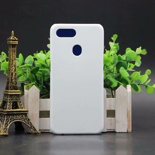 Venta al por mayor 3D sublimación en blanco Brillante Matte DIY Case para OPPO F9 cubierta del teléfono móvil