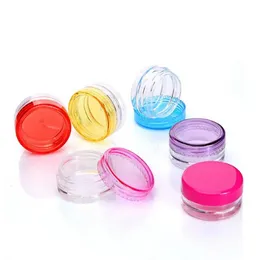 Groothandel 3g 5g Plastic Containers Jar Box Transparante Fles Lege Cosmetische Crème Potten 3 ml 5 ml Container 100 stks