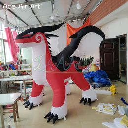 wholesale Ballons gonflables d'animaux de dessin animé de dragon rouge de 3 ml pour la publicité de promotion de décoration extérieure intérieure