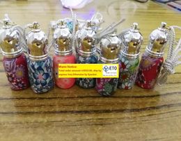 Bouteilles de parfum en argile polymère 3ML, bouteille vide à bille roulante, pendentif de voiture, vente en gros