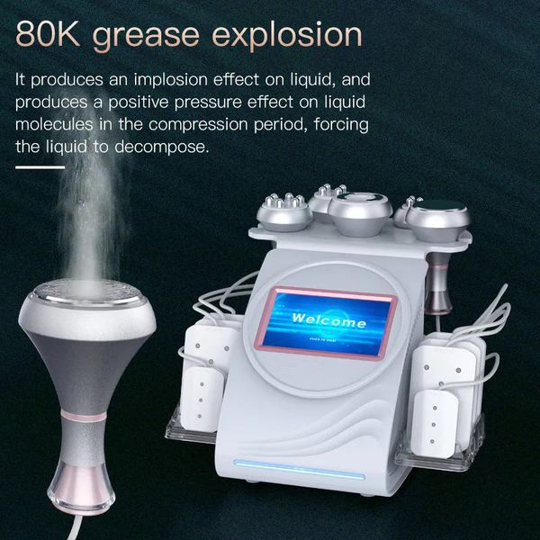 En gros 40/80K perte de poids sous vide radiofréquence minceur cavitation sous vide minceur machine 80k cavitation RF lifting beauté machine