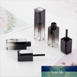 Groothandel 4ml lege lipgloss fles lip glans containers buizen gradiënt zwart hervulbare make-up flessen opslag pot fabriek prijs expert ontwerp kwaliteit laatste