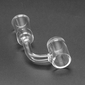 Accesorios para fumar 4 mm de espesor Flat Top XL Cuarzo Banger Nail con 20 mm OD Hembra Macho 10 mm 14 mm 18 mm 90 Sin hogar