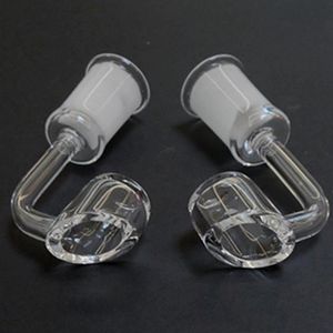 Accesorios para fumar al por mayor 4 mm de espesor Frosted Domeless Quartz Banger Nails 45 90 grados 10 mm 14 mm 18 mm macho hembra 22 mm OD Nail DHL envío gratis