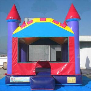 4x4m al por mayor (13.2x13.2ft) con ventilador comercial Trampolín inflable Bouncer Bounce Houncy Himby Jump Castle Umpers Jumpoline para niños