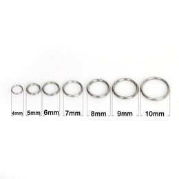 Groothandel 5 Packs 1000 stks 4/5/6 // 7/8/9 / 10mm Rvs Jump Rings Single Loops O Ringen Split Ringen Sieraden DIY Accessoires Bevindingen