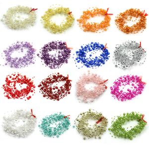 Vente en gros-5 mètres 8 + 3mm ligne de pêche perles artificielles perles chaîne guirlande fleurs bricolage fête de mariage décoration produits approvisionnement