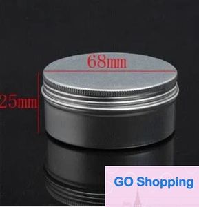 Livraison gratuite en gros 50 x 60g pot en aluminium, pot en métal pour gel de poudre crème utiliser 2 oz bouteilles cosmétiques contenant en aluminium Top