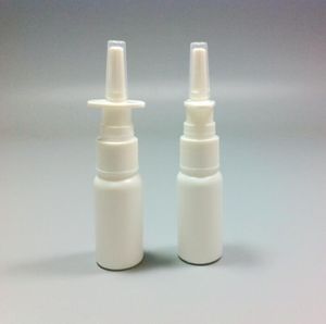 Bouteille de pulvérisation nasale vide en plastique blanc de 10ml, 500 pièces, atomiseurs de 10ml, vente en gros