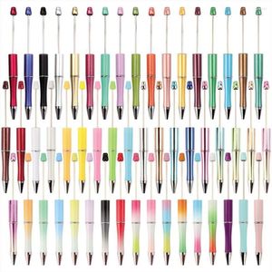 En gros 50pcs Ballpoint Pen Diy Perle Plastique Plastic Bureau de bureau